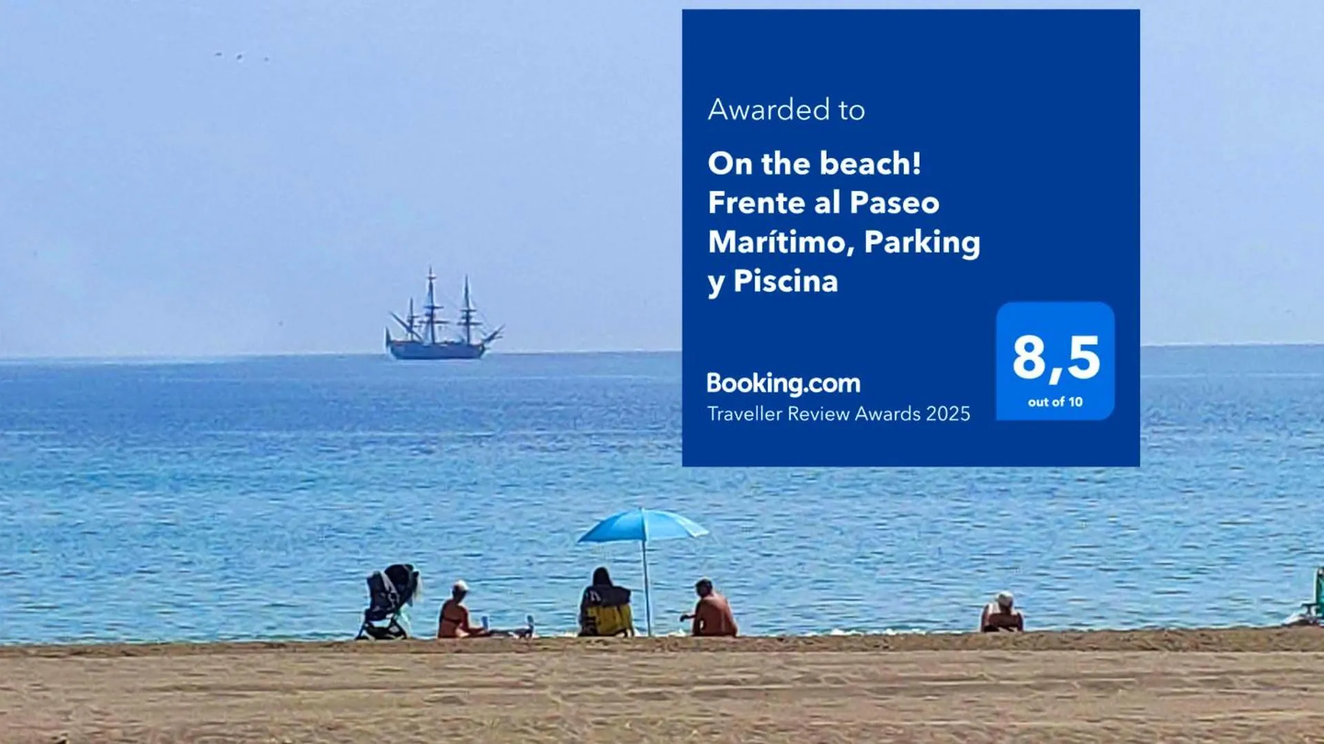 On The Beach! Frente Al Paseo Maritimo, Parking Y Piscina Málaga