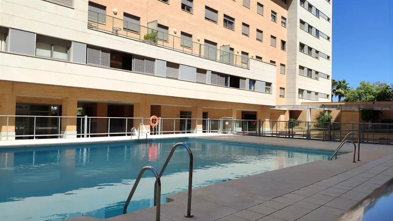מאלגה On The Beach! Frente Al Paseo Maritimo, Parking Y Piscina